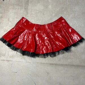 lip service pinstripe mini skirt